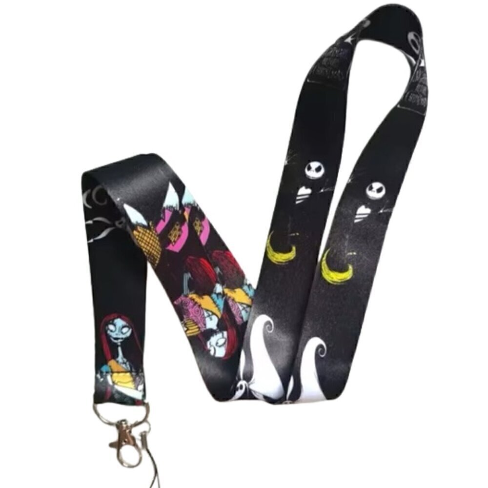 🆕 NWT 🎃 Disney Tim Burton’s The Nightmare Before Christmas Lanyard ✨ Halloween